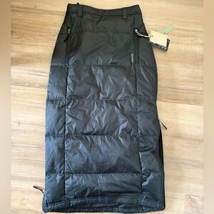 SKHOOP Black Long Down Skirt